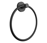 Gedy Porta asciugamani parete ad anello FELCE PLUS Nero opaco FP70 14