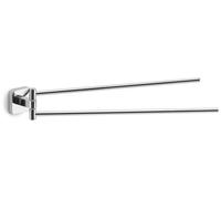 Gedy Porta asciugamani Tonga TO23 – Acciaio inox e Cromall, a snodo, cromato 4,7x39,1x5,8cm