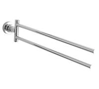 Porta asciugamani tesa Luup, metallo cromato, autoadesivo, tecnologia di montagg