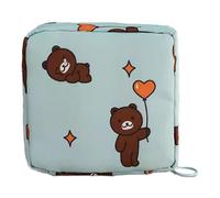 Porta assorbenti igienici, borsa portaoggetti per assorbenti igienici, borsa impermeabile per adolescenti, con cerniera, adatta ai viaggi, per scuola, viaggi d'affari, hotel