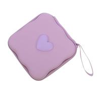 Porta Assorbenti Mestruali a Cuore in Eva Lavanda, Compatto