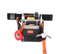 Porta Attrezzi Cintura Vita Borsa 7 Tasca Fondina Portaoggetti Elettrico Bag