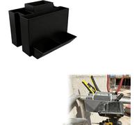 Porta attrezzi per sollevamento a forbice compatibile con Genie/JLG/Skyjack/Snorkel, vassoio organizer per montaggio su guida laterale con ritenzione, mantiene al sicuro chiavi, pinze e cacciaviti
