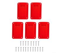 Porta attrezzi per trapano a batteria da 18 V, con viti per montaggio a parete, per riporre batterie e attrezzi per mantenere l'area di lavoro pulita e accessibile agli strumenti (5 pezzi)