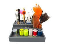 Porta Attrezzi Portatile per la Costruzione di, Porta Attrezzi per la Costruzione di, Stazione di Pesca per ami, Bobine, Scatola Organizer ad Alta densità per Forniture di Maschera, Kit