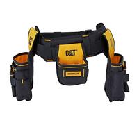 Porta attrezzi professionale cintura fai da te Caterpillar GP-65052 Cinghia imbottita, 3 tasche, misura regolabile