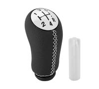 Porta Attuatore Per Clio Per Megane Per Scenic Per Kangoo Pomello Del Cambio A 5 Marce Da 17 Mm Con Testa A Stelo Maniglia Della Leva Automobilistica Servomotore Serratura(White line)