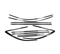 Porta Auto Guarnizioni per porte Per A4 RS4 Per Wagon Per Avant 2017 2018 2019 2020 2021 2022 2023 2024 2025 Guarnizione Per Modanatura Portiera Finestrino Auto