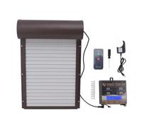 Porta Automatica For Pollaio Con Rilevamento Dela Luce, Telecomando, Porta 3 In 1 For Pollaio For Anatre E Oche For Allevamento Facile Da Usare(Black)