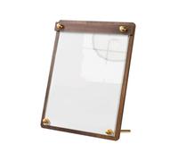 Porta avvisi per reception Cornice trasparente per segnaletica da tavolo per fogli servizio Poster Banco informazioni Tavoli da Porta segnaletica da banco per vendita dettaglio Espositore