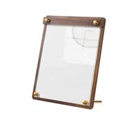Porta avvisi per reception Cornice trasparente per segnaletica da tavolo per fogli servizio Poster Banco informazioni Tavoli da Porta segnaletica da banco per vendita dettaglio Espositore