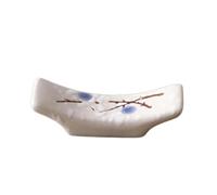 Porta Bacchette 6 Pezzi Porta Bacchette In Ceramica Con Fiori Di Pruno Cuscino Per Bacchette Stoviglie Da Cucina Cucchiaio Porta Bacchette D