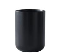 Porta-bacchette multiuso per utensili da cucina, porta-utensili opaco alla moda, porta-utensili da cucina in ceramica per la casa in stile rustico, decorazione da tavolo per la casa(Black,M)