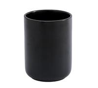 Porta-bacchette multiuso per utensili da cucina, porta-utensili opaco alla moda, porta-utensili da cucina in ceramica per la casa in stile rustico, decorazione da tavolo per la casa(Black,XL)