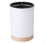 Porta bacchette rotondo a tre scomparti con funzione di drenaggio per bancone della cucina per organizzare stoviglie come cucchiai, forchette e coltelli, design staccabile per una facile pulizia