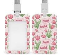 Porta badge a forma di ano con cordino, resistente, per donna e uomo