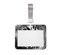 Porta badge a tema musicale stampato con chiavi di credito, con cordino, clip per proteggere i documenti d'identità, per infermiere, dottori, insegnanti