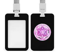 Porta badge con mandala sacro Metatron Cucciolo con cordino porta badge per infermiere, insegnanti e ufficiali
