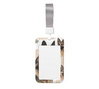 Porta badge con scritta "German Shepherd Dog Lovers", con cordino, in plastica rigida, per ufficio, insegnanti, donne, uomini