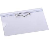 Porta Badge Con Spilla Da Balia E Fogli Vuoti (Confezione Da 24), Porta Badge Or