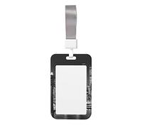 Porta badge con stampa di New York, porta badge con cordino per impiegati in ufficio