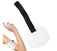 Porta badge - Custodia impermeabile in PVC elastico da braccio | Supporto per pass da braccio alternativo per lavoro, attività all'aperto, viaggi, sci, eventi, ospedale e scuola