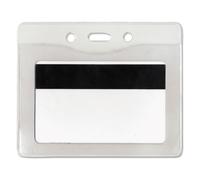 Porta badge di sicurezza orizzontale Advantus - Vinile - 50 / Scatola