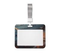 Porta badge identificativo a forma di aereo della guerra mondiale, con cordino, porta carte d'identità, in plastica, impermeabile, scorrevole, per ufficio, lavoro e affari