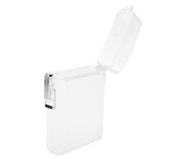 Porta badge identificativo Cordino con fischietto, porta carte di credito dal design sigillabile Clip retrattile Custode di navi da crociera Robusto organizzatore di badge (Bianco trasparente)