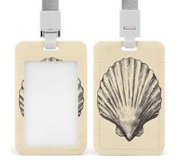 Porta badge identificativo vintage con clip retrattile, protezione per nome, badge per lavoro, ufficio, dottore, infermiere