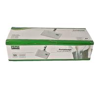 Portabadge Portanome 9x5.6 cm Semirigido con Clip LEBEZ 31-070 (50 Pz)