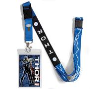 Porta badge per cordino Thor Ata-Boy, cordini Marvel Comics per badge ID - Regali Thor & Merchandise…, nero, taglia unica