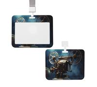 Porta badge per proiettore con cordino staccabile, in plastica, impermeabile, per lavoro, ufficio, infermiera, dottore, insegnante