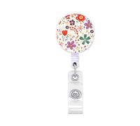 Porta badge retrattile con clip in metallo infermiera dottore rotante ABS per la gestione delle carte importanti porta badge ad alte prestazioni