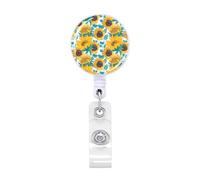 Porta badge retrattile con clip in metallo infermiera dottore rotante ABS per la gestione delle carte importanti porta badge ad alte prestazioni