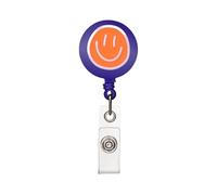 Porta badge retrattile con clip in metallo per infermiere medico porta badge rotante ABS per la gestione delle carte retrattile con ciondolo
