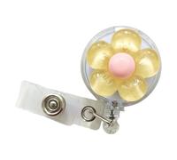 Porta badge retrattile con clip in metallo per infermiere medico porta badge rotante ABS per la gestione delle carte alla moda