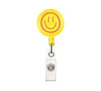 Porta badge retrattile con clip in metallo per infermiere medico porta badge rotante ABS per la gestione delle carte retrattile con ciondolo