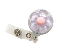 Porta badge retrattile con clip in metallo per infermiere medico porta badge rotante ABS per la gestione delle carte alla moda