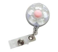 Porta badge retrattile con clip in metallo per infermiere medico porta badge rotante ABS per la gestione delle carte alla moda