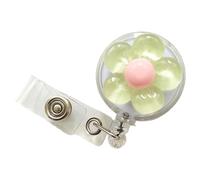 Porta badge retrattile con clip in metallo per infermiere medico porta badge rotante ABS per la gestione delle carte alla moda