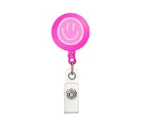 Porta badge retrattile con clip in metallo per infermiere medico porta badge rotante ABS per la gestione delle carte retrattile con ciondolo