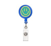 Porta badge retrattile con clip in metallo per infermiere medico porta badge rotante ABS per la gestione delle carte retrattile con ciondolo