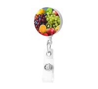 Porta badge retrattile con clip porta badge con clip porta badge carino porta carte d'identità porta badge clip per donne uomini
