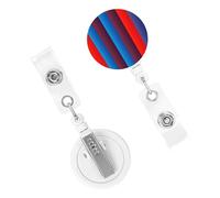 Porta badge rosso blu verticale retrattile porta badge bobina ID porta badge infermiera porta badge clip bobine ID nome clip tag carino porta badge per medico lavoratore