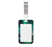 Porta badge scorrevole con luci del nord, in plastica dura, per infermieri e ufficio