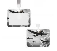 Porta badge scorrevole con porta badge verticale in plastica impermeabile, custodia protettiva per badge della guerra mondiale, per lavoro, ufficio, dottore, infermiere