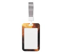 Porta badge scorrevole in plastica rigida con sentiero di montagna stretto, per infermieri e ufficio