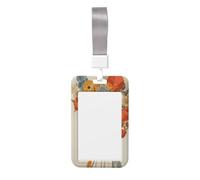 Porta badge scorrevole vintage con testa di donna in plastica dura, per infermieri e ufficio