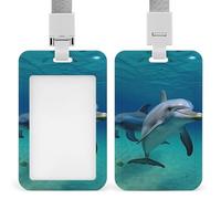 Porta badge subacqueo con cordino staccabile, impermeabile, verticale, porta badge per infermiere, insegnanti, ufficio, donne e uomini